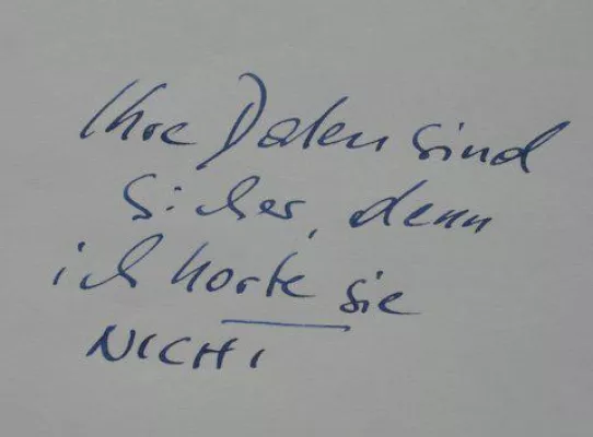 Bild: der Vorteil der DSGVO für die MediandInnen