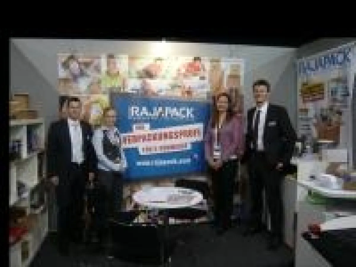 Das Rajapack-Team verzeichnete während der zweitägigen Messe über 500 Anfragen und Kontakte.