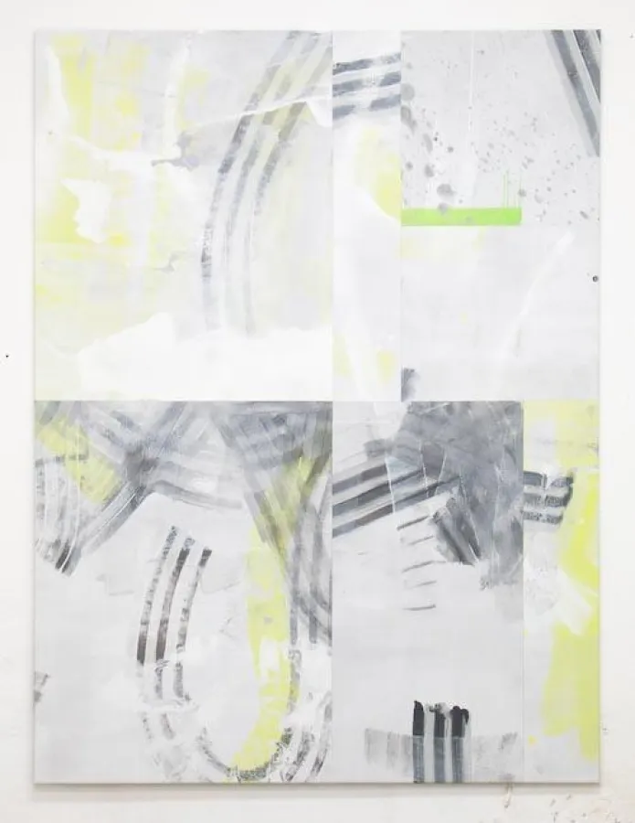 #51 ohne Titel, 2008, 240 x 180 cm, Acryl auf Leinwand