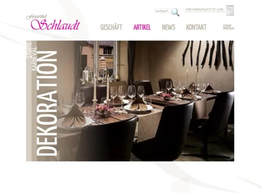 Bild: Festartikel Schlaudt - Website Relaunch durch karo media