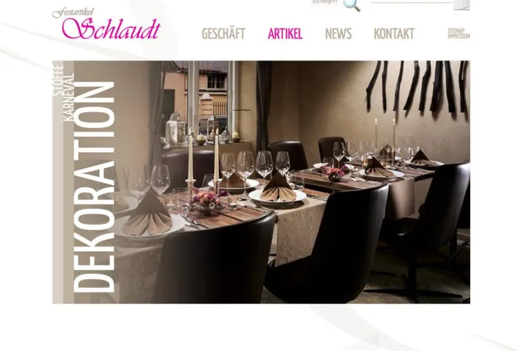 Bild: Festartikel Schlaudt - Website Relaunch durch karo media