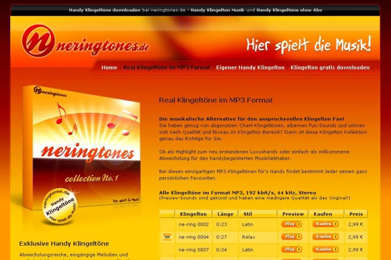 Individuell komponierte Handy Klingelton Musik Bild: Individuell komponierte Handy Klingelton Musik
