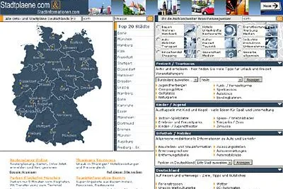 Bild: Alle deutschen Stadtpläne und Ortspläne im Internet