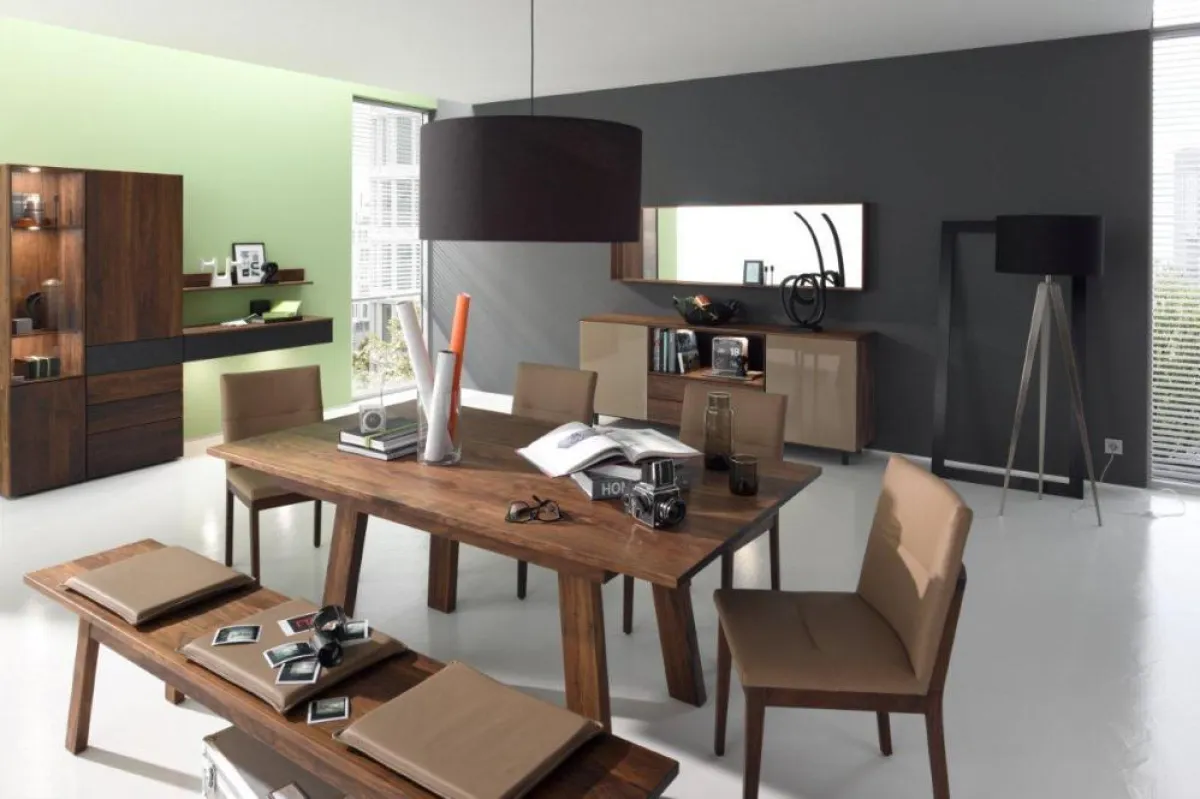 Göhring Massivholzmöbel Speisezimmer Elements in Nussbaum_Milieu