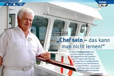 Bild: Ein Kreuzfahrtschiff und ein Unternehmen funktionieren nach dem gleichen System