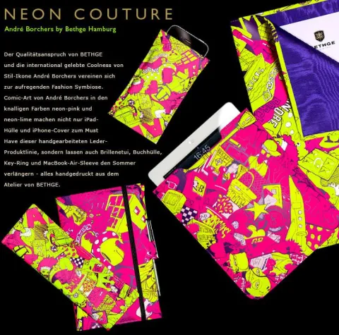 Bild: Bethge launcht Neon Comic Couture Kollektion.