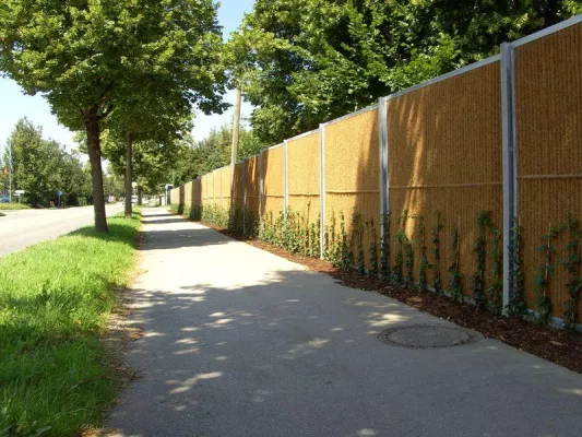 Bild: Referenzobjekt KOKO WALL - Lärmschutz der besonderen Art in Murnau