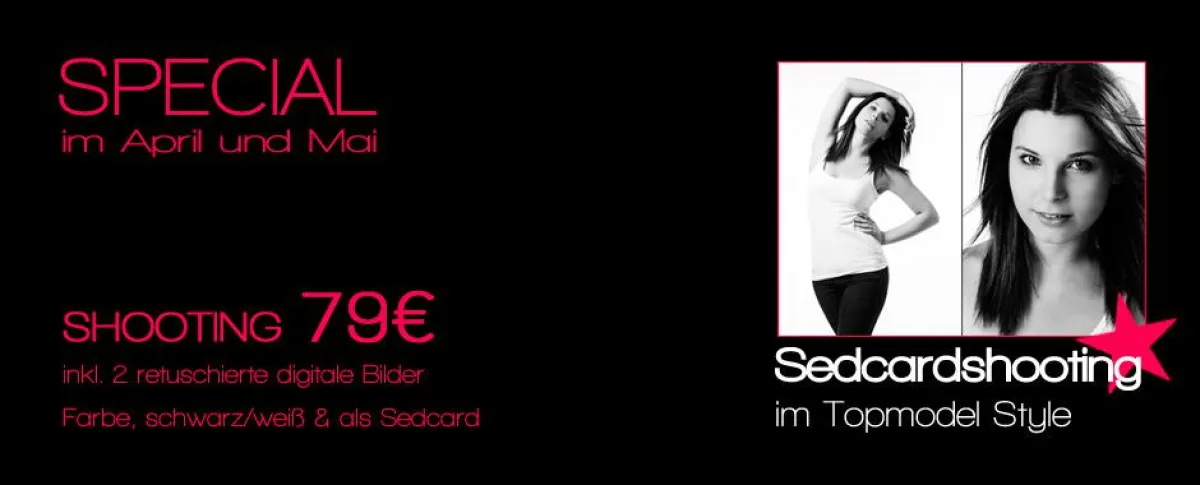 Sedcard Shooting Aktion bei blende11 Fotografen