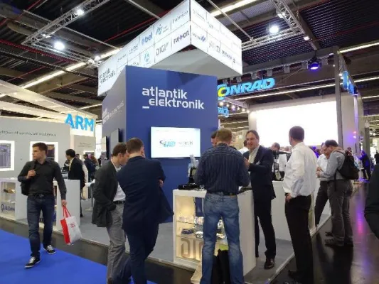 Bild: Atlantik Elektronik verzeichnet erfolgreichen Messeauftritt auf der embedded world 2017 in Nürnberg