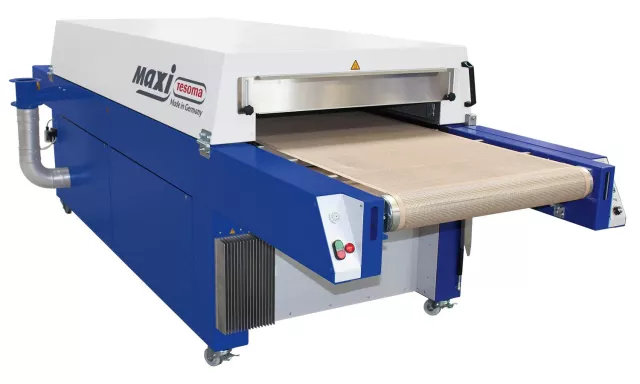 Bild: Tesoma GmbH präsentiert zu den Messen FESPA und ITMA einen neuen innovativen Textiltrockner