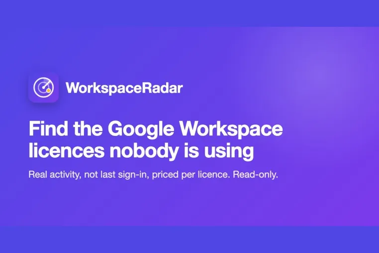 Bild: WorkspaceRadar findet ungenutzte Google-Workspace-Lizenzen und zeigt, was sie kosten