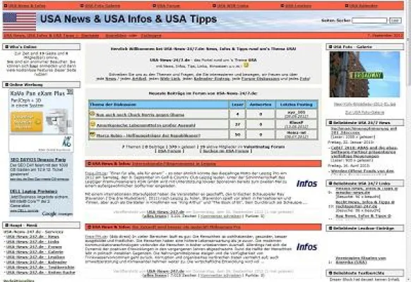 Erfolgreicher Relaunch des USA-Portals USA-News-247.de Bild: Erfolgreicher Relaunch des USA-Portals USA-News-247.de