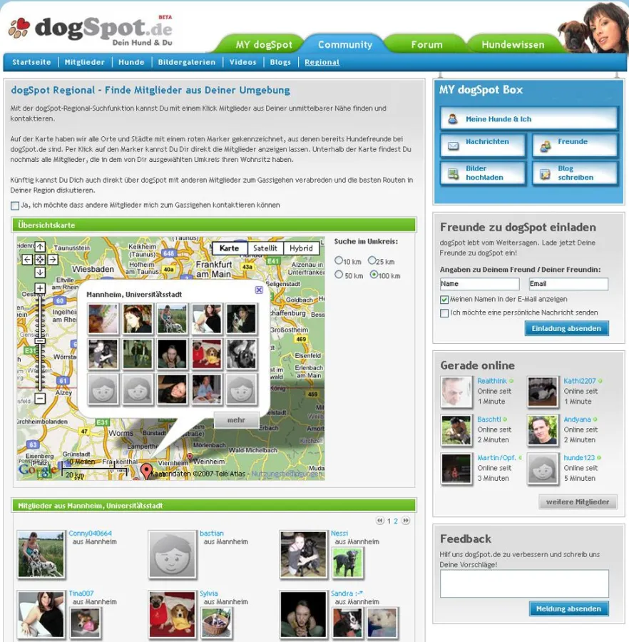 Neues Regionalangebot auf dogSpot.de