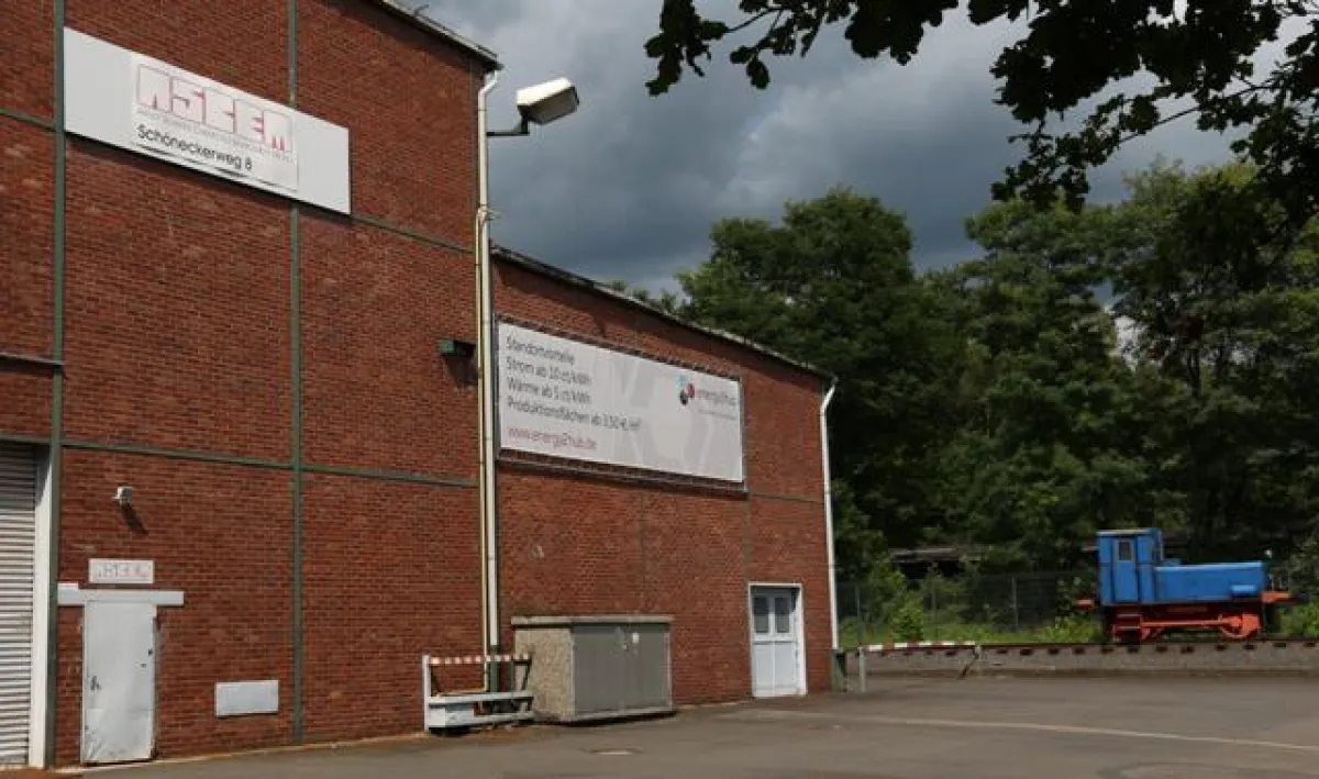 Industriehalle der ASCEM GmbH in Schladern