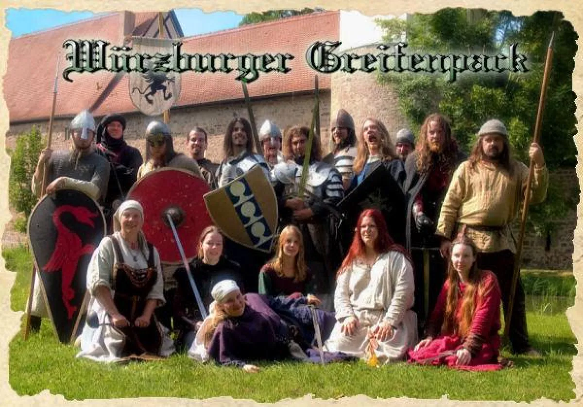 Die wilde Ritterhorde vom Würzburger Greifenpack (Bildrechte: Würzburger Greifenpack e.V.)