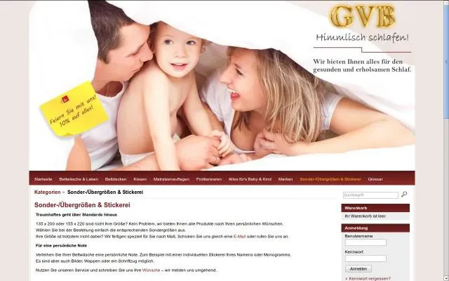 Bild: GVB-Versand setzt Akzente: Neue virtuelle Räume für „traumhafte Bettwaren“