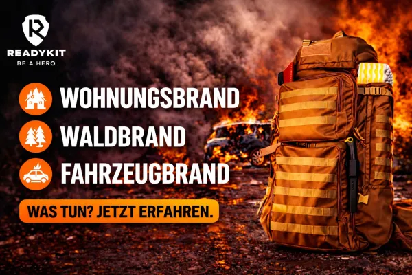 Bild: Wohnungsbrand, Waldbrand, Fahrzeugbrand: Was tun?