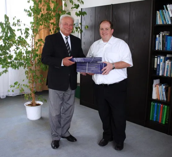 Studienpreis DistancE-Learning für Eckert-Absolvent Franz Stang Bild: Studienpreis DistancE-Learning für Eckert-Absolvent Franz Stang