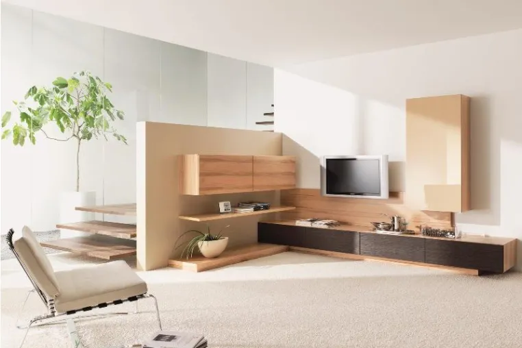 Bild: Modern Wohnen mit Massivholzmöbeln – Heim + Handwerk 2011 zeigt vorbildliche natürliche Einrichtungskonzepte
