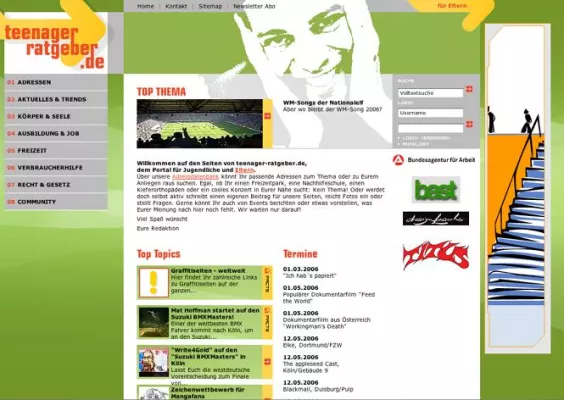 Bild: Jugendliche und Eltern im Dialog - teenager-ratgeber.de geht online!