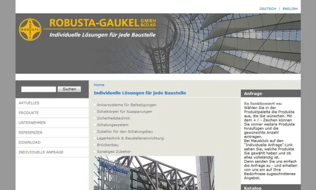 Bild: Komplettsanierung - NETFORMIC baut neue TYPO3-Webseite für Bauzubehör-Spezialist aus dem Großraum Stuttgart