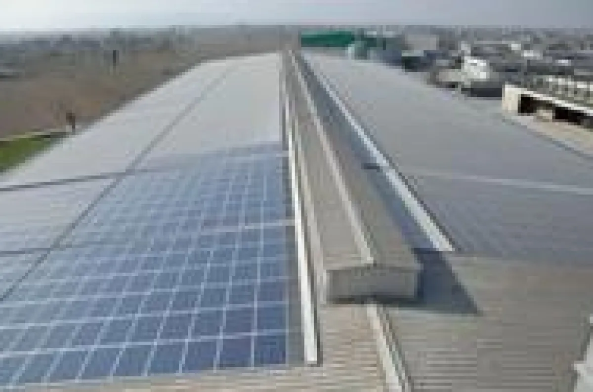 Photovoltaikanlage in Camisano, nahe Venedig. Copyright: Elpo GmbH & Sputnik Engineering AG