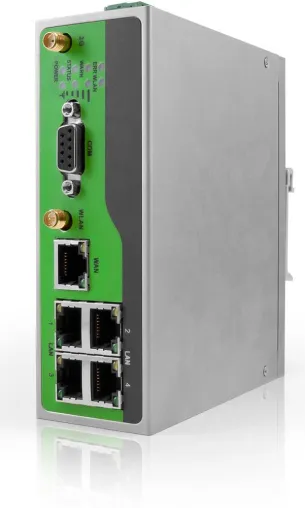 Industrielle UMTS Router mit integriertem WLAN Access Point Bild: Industrielle UMTS Router mit integriertem WLAN Access Point