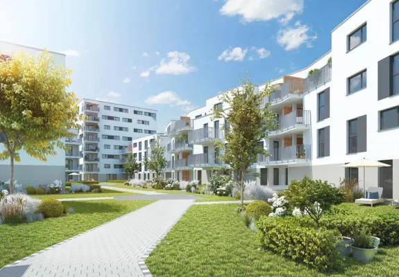 Bild: MEIN THON feiert: Die ersten Rohbauten sind bereits fertig