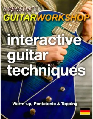Bild: Svenson´s INTERACTIVE GUITAR TECHNIQUES Warm-up, Pentatonic, Tapping