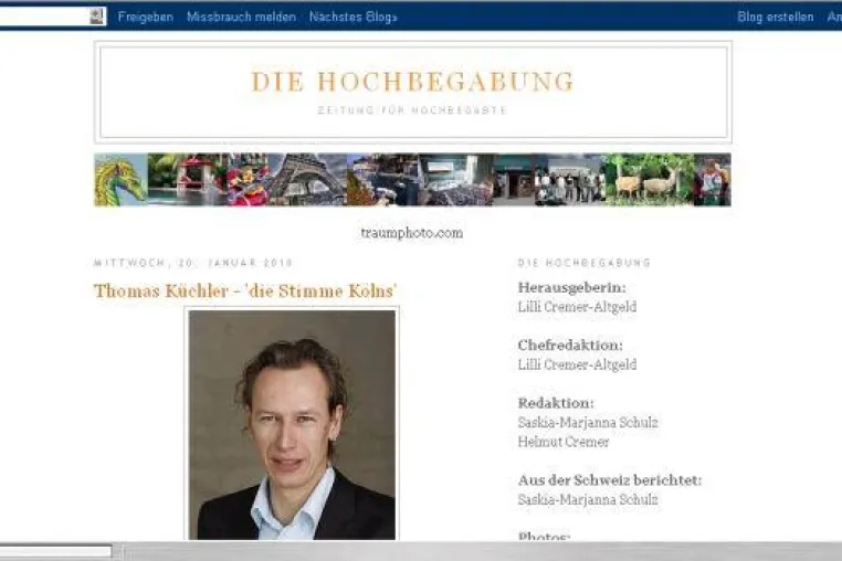Neu: Zeitung für Hochbegabte Bild: Neu: Zeitung für Hochbegabte