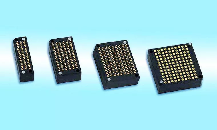 Bild: Hypertac: Platzsparende High Density Interposer