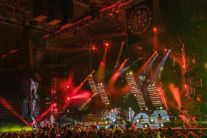 Bild: Die Toten Hosen tourten mit Movecat Equipment