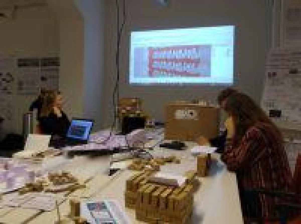 Auf Initiative der Unipor-Gruppe forschten Studierende zu experimenteller Fassadengestaltung (Foto: Dennis De Witte/ Darmstadt).