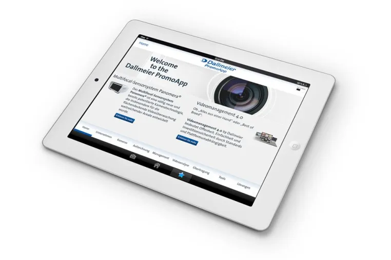 Dallmeier PromoApp Bild: Dallmeier PromoApp
