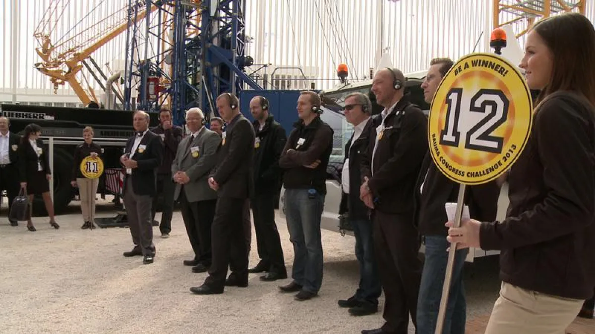 Präsentation von Liebherr auf der Bauma (Foto: plan-j, frei zur Veröffentlichung bei Namensnennung)