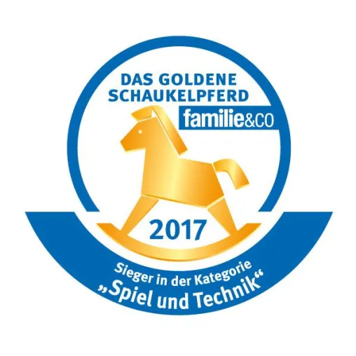 Bild: Smart Tech Reisezug Set mit Action Tunnels gewinnt Kategoriesieg beim „Goldenen Schaukelpferd“ 2017