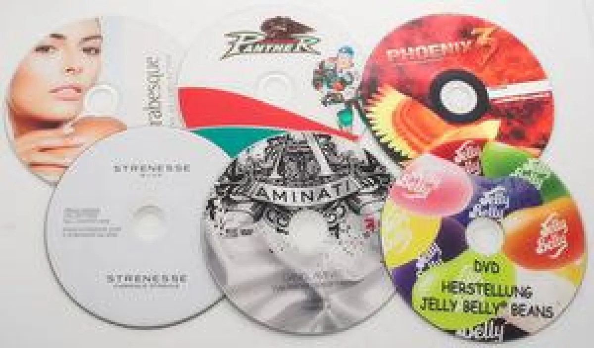 Bedruckte CD- und DVD Rohlinge