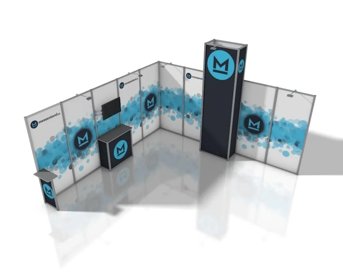 Mobiles EXPOMADE Messesystem mit Baukastenprinzip