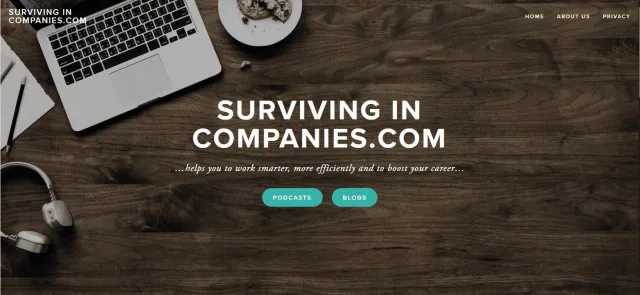Bild: Blog und Podcast „SurvivingInCompanies.com“ gehen am 20.01.2020 online: Mit Beiträgen von bekannten Vorständen