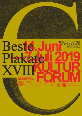 Bild: der Ausstellung »100 beste Plakate 18 Deutschland Österreich Schweiz« in Berlin