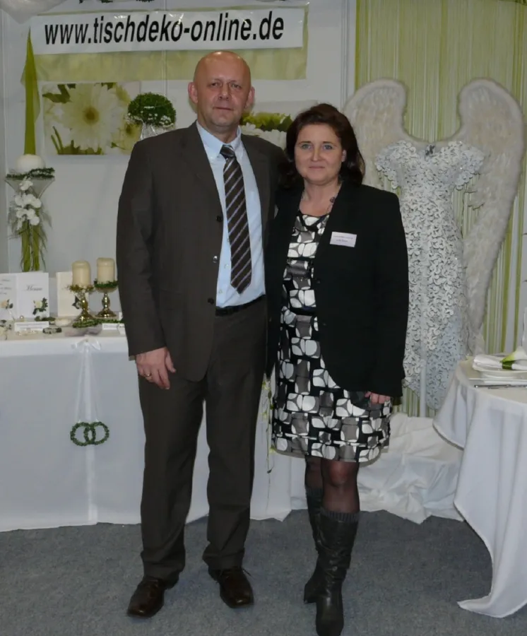Tischdeko-online, Jola und Ralf Simer, Web-Shop aus Dorsten (NRW), 29.5.2023 (© Ralf Simer, 29.5.2023, Dorsten, tischdeko-online.de)