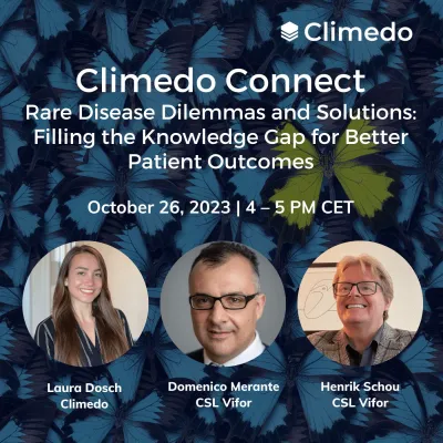 Bild: Online-Austausch am 26. Oktober: Herausforderungen und Chancen bei seltenen Erkrankungen