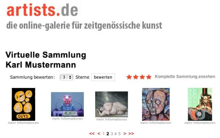 Kostenlos Kunst sammeln - als virtueller Sammler Bild: Kostenlos Kunst sammeln - als virtueller Sammler