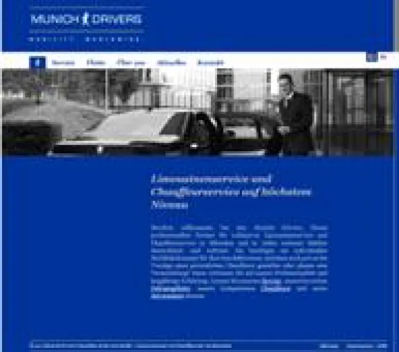 Limousinenservice Munich Drivers geht mit neuer Webseite online Bild: Limousinenservice Munich Drivers geht mit neuer Webseite online