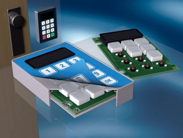 Tastkappenfamilie 2271 - Homogene Ausleuchtung mit nur 2 LEDs Bild: Tastkappenfamilie 2271 - Homogene Ausleuchtung mit nur 2 LEDs