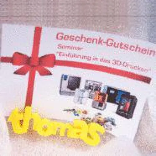Weihnachtsfreude aus dem 3D-Drucker Bild: Weihnachtsfreude aus dem 3D-Drucker