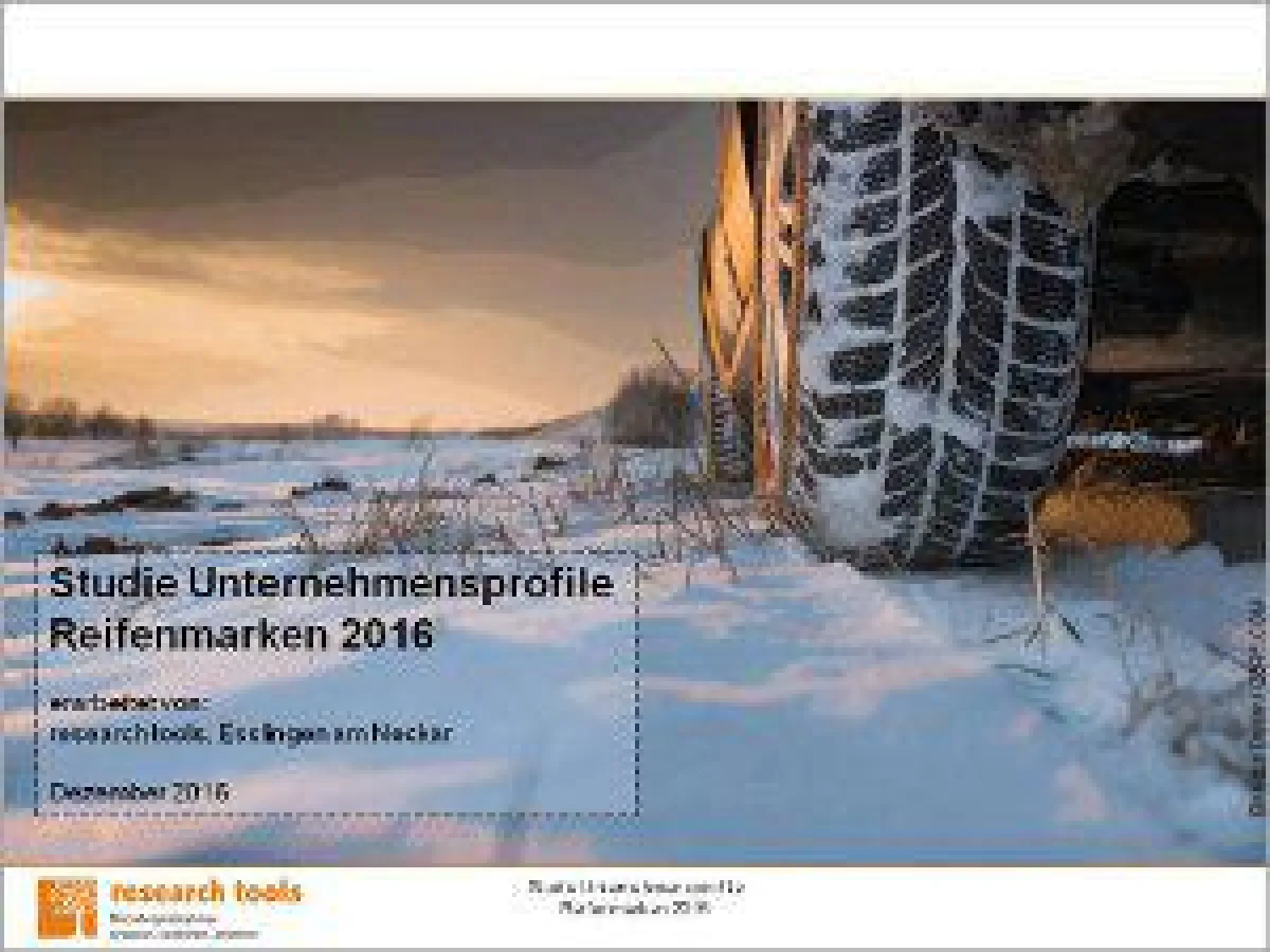 Studie Unternehmensprofile Reifenmarken 2016