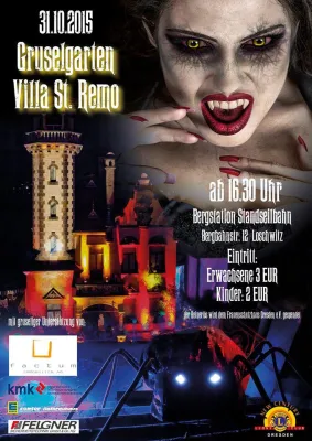 Bild: Halloween in Dresden: Gruselgarten Villa San Remo