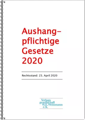 Bild: Mit Corona ändert sich vieles – auch das Arbeitszeitgesetz. Aushanggesetze aktuell?
