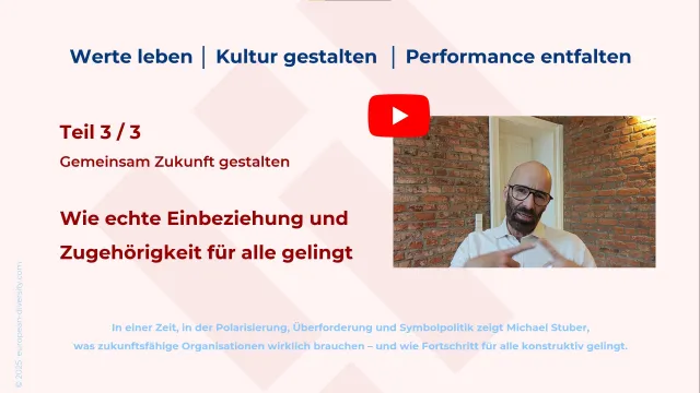 Bild: Haltung, Konsistenz und echte Einbeziehung – ein Dreiklang für gemeinsamen Fortschritt ohne Spaltung